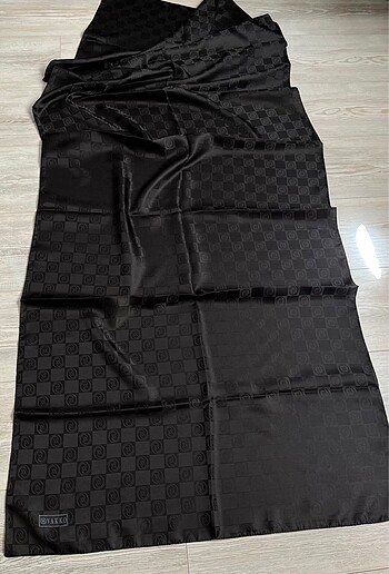 İpeksi jakar monogram desen VAKKO şal