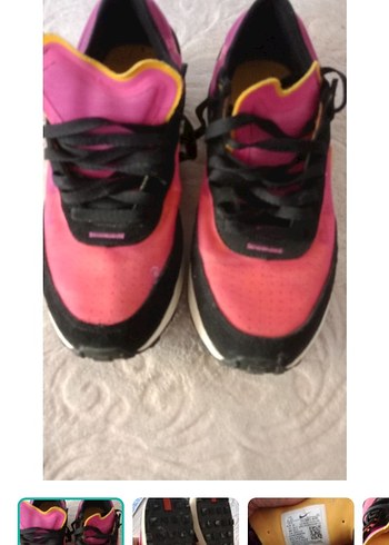 Nike Canli Pembe Spor Ayakkabi