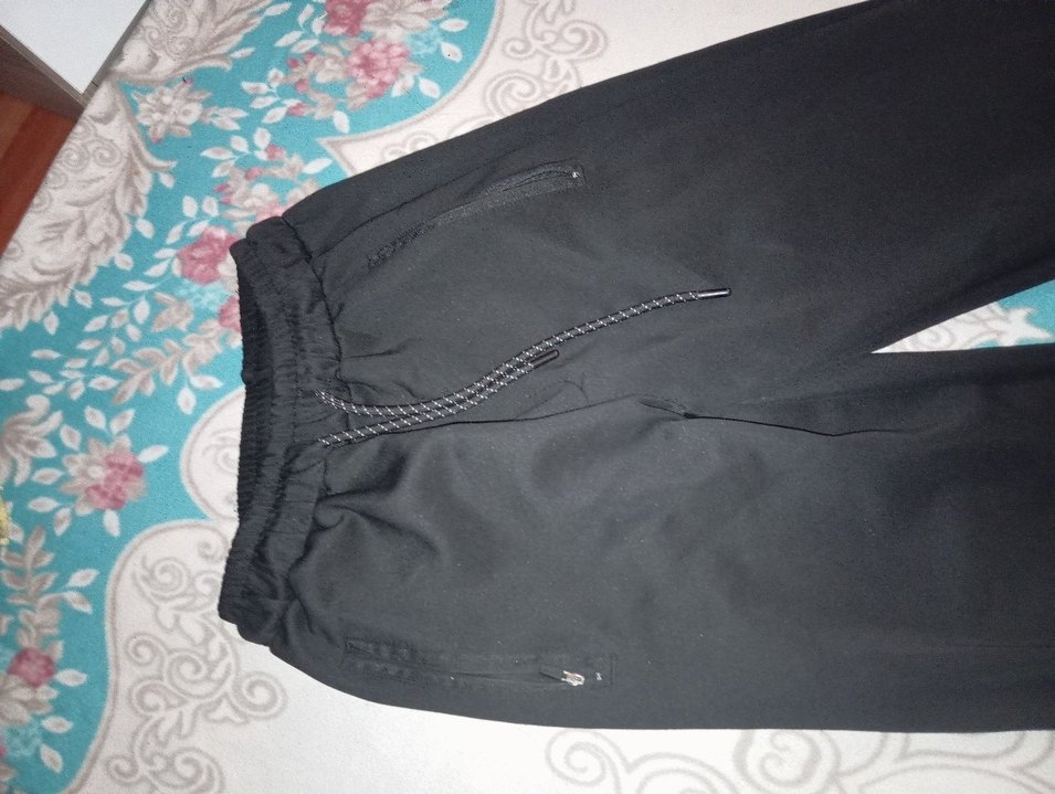 Erkek Siyah Rahat Outdoor Eşofman - Görsel 2