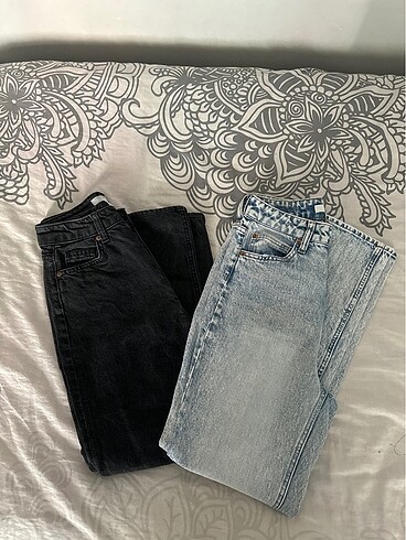H&M İki adet H&M mom jean