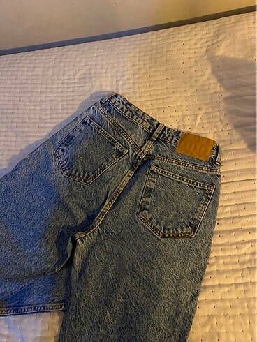 36 Beden mavi Renk Zara mom jean