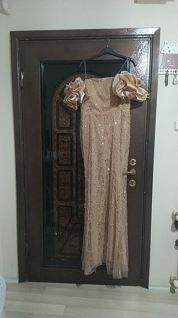 Abiye inci taşlı abiye  - Görsel 5