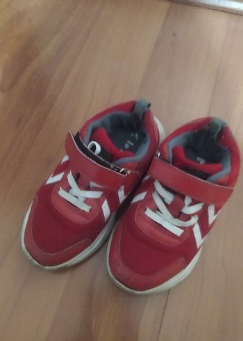 Kırmızı Erkek Çocuk Spor Ayakkabı Velcro - Görsel 2