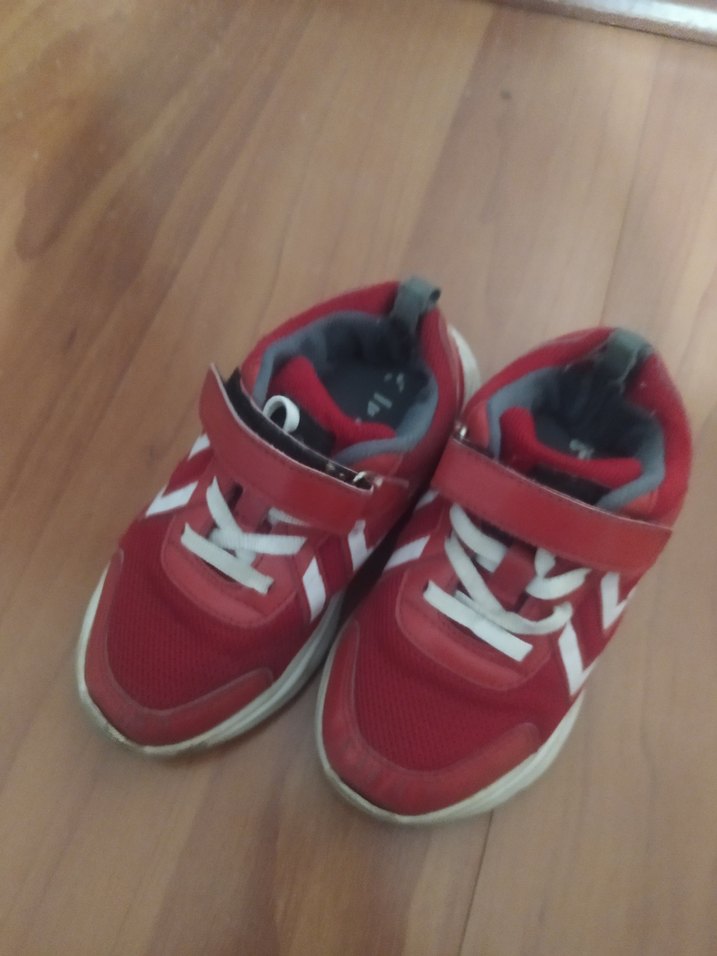 Kırmızı Erkek Çocuk Spor Ayakkabı Velcro - Görsel 2