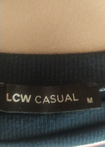 Çizgili Kısa Kollu Uzun Elbise - Görsel 4