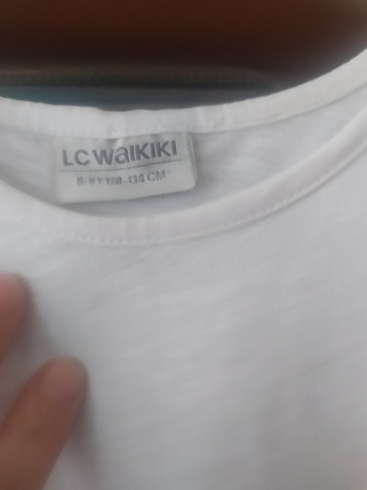 Kız Çocuk Beyaz Renkli Fırfırlı Elbise - Görsel 3