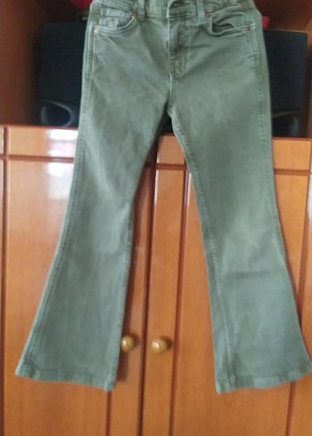 Kemerli Gri Erkek Çocuk Denim Pantolon - Görsel 2