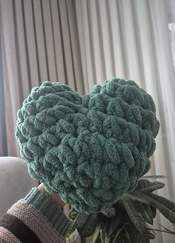  Beden Küçük kalpli puffy yastık