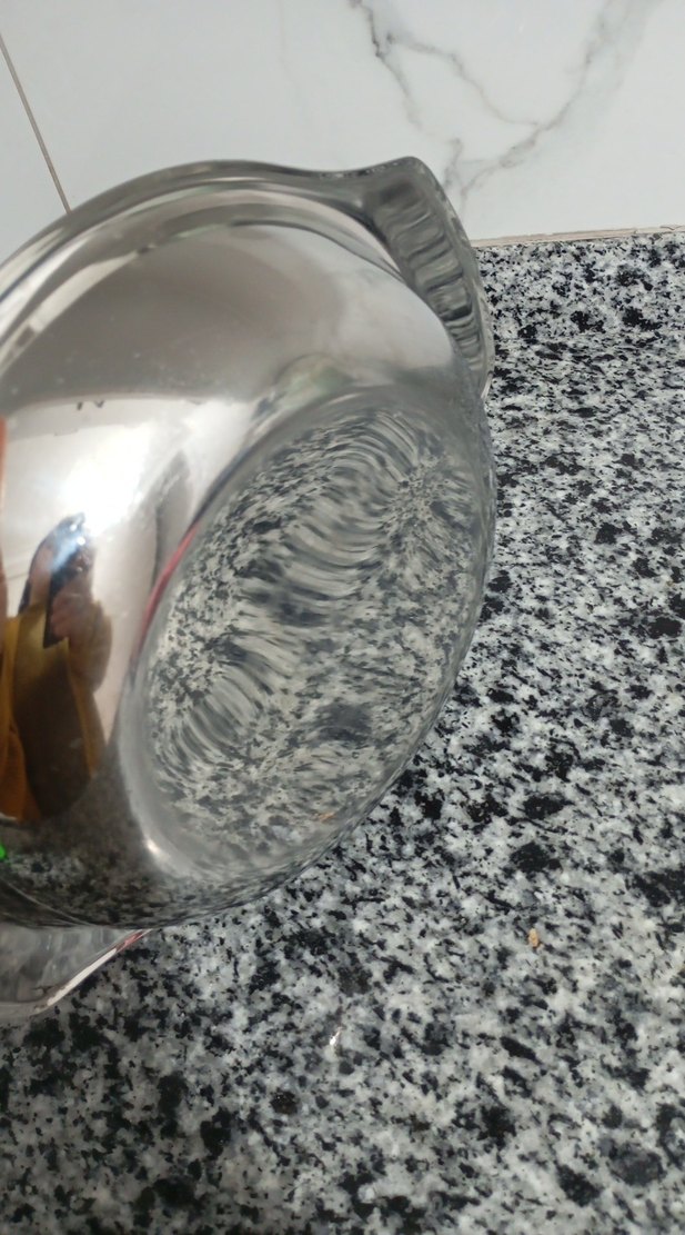 Gri Paslanmaz Çelik Kulplu Tabak - Görsel 3