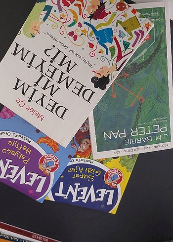 Çocuk kitapları levent serisi,Peter pan, deyim mi demeyim mi