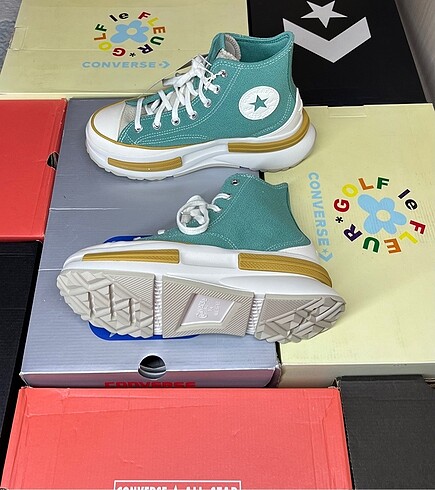 39 Beden turkuaz Renk Kadın Converse Ayakkabı