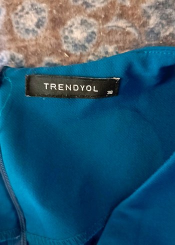 Trendyol & Milla Düğmeli Mavi Elbise