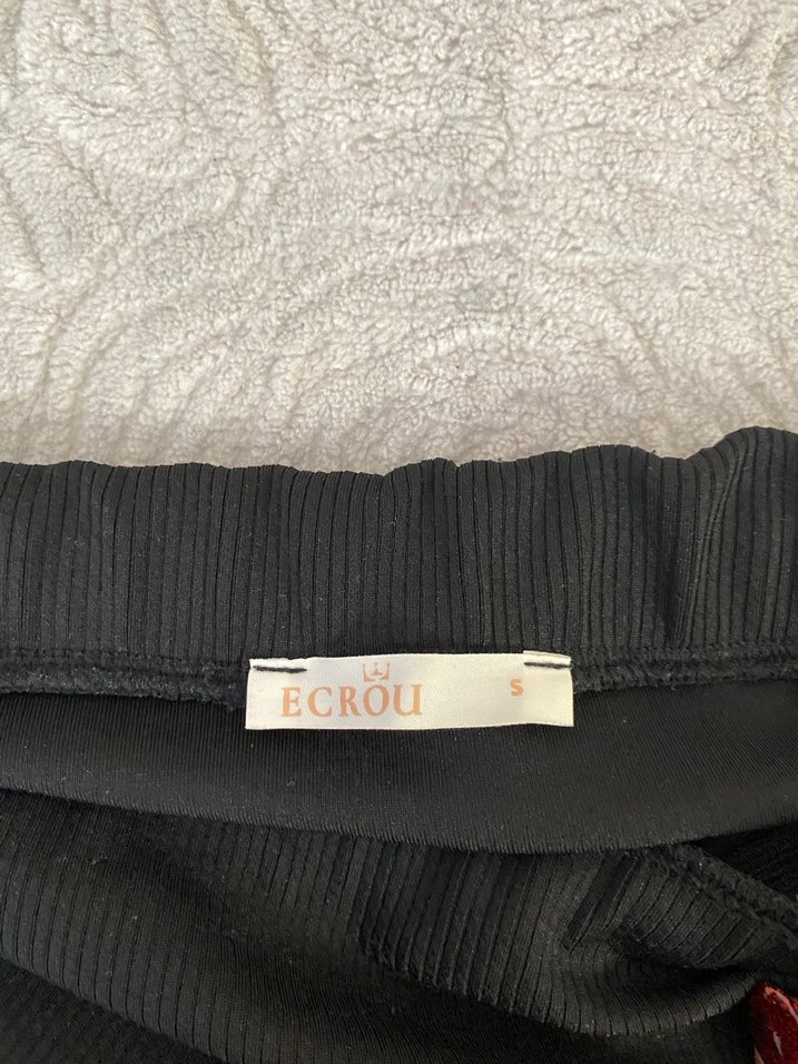 Siyah Uzun yırtmaçlı Dar Kesim Etek - Görsel 4