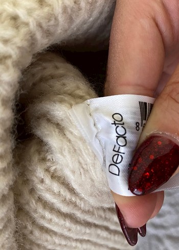 Beyaz Örgü Kadın Bere ve Şapka Seti - Görsel 2