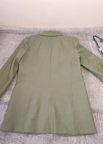 Yeşil Süet Kadın Blazer Ceket - Görsel 5