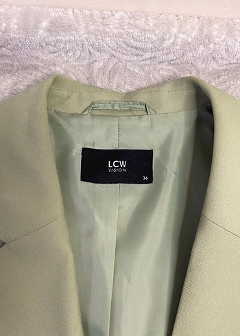 Yeşil Süet Kadın Blazer Ceket - Görsel 3