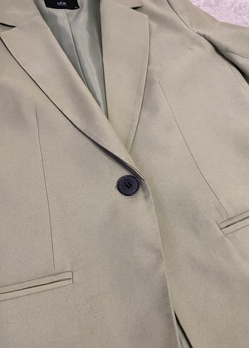 Yeşil Süet Kadın Blazer Ceket - Görsel 4