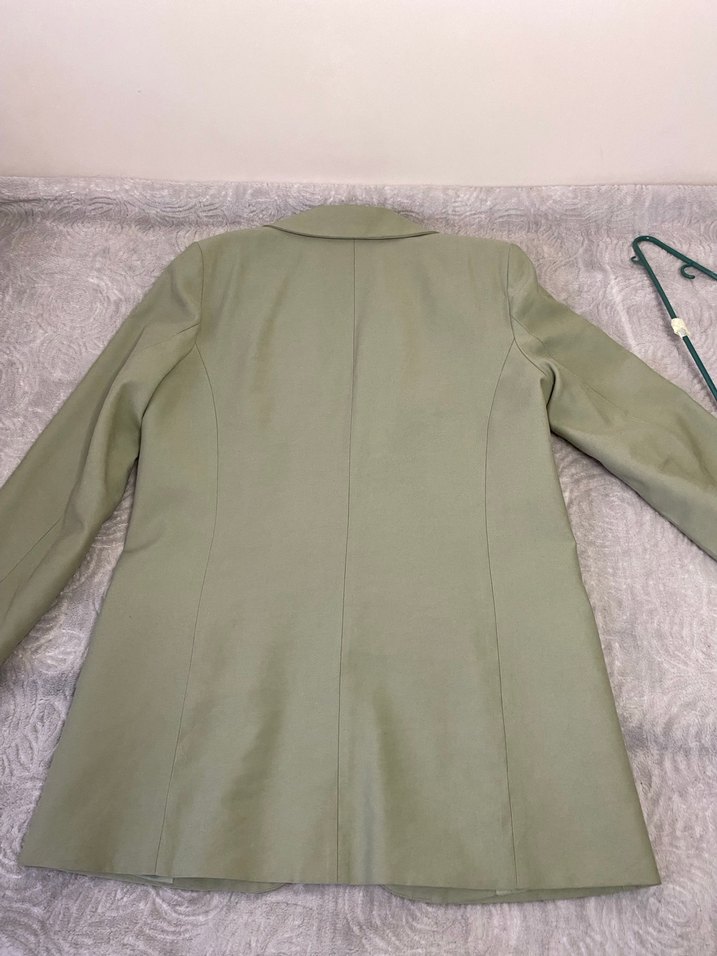 Yeşil Süet Kadın Blazer Ceket - Görsel 5