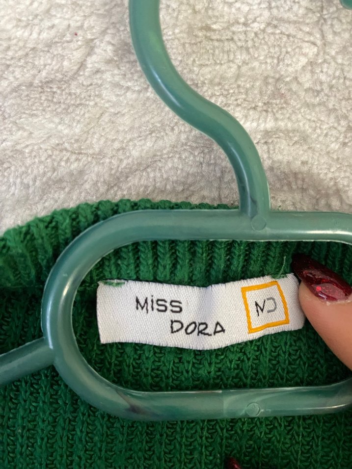 Yeşil Kadın Triko Kazak - Görsel 3