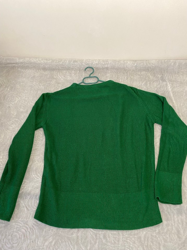 Yeşil Kadın Triko Kazak - Görsel 2