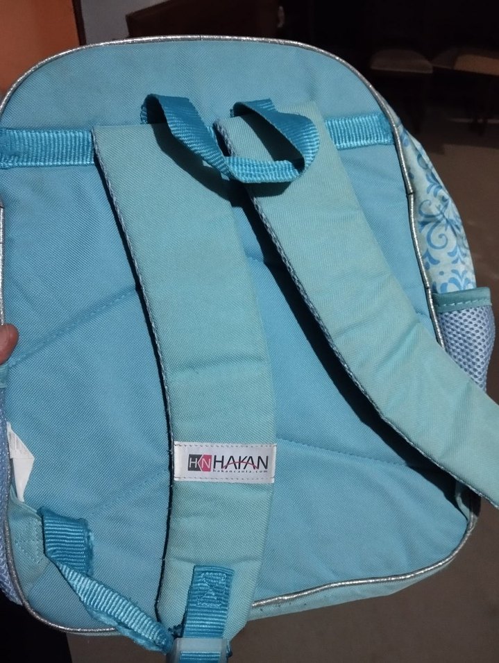 Parlak Mavi Frozen Çocuk Sırt Çantası - Görsel 2