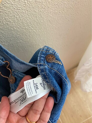 18-24 Ay Beden lacivert Renk Oshkosh Bgosh Jean Salopet