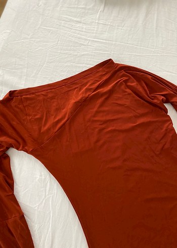 Düşük Omuz milla Hamile çekim elbise - Görsel 2