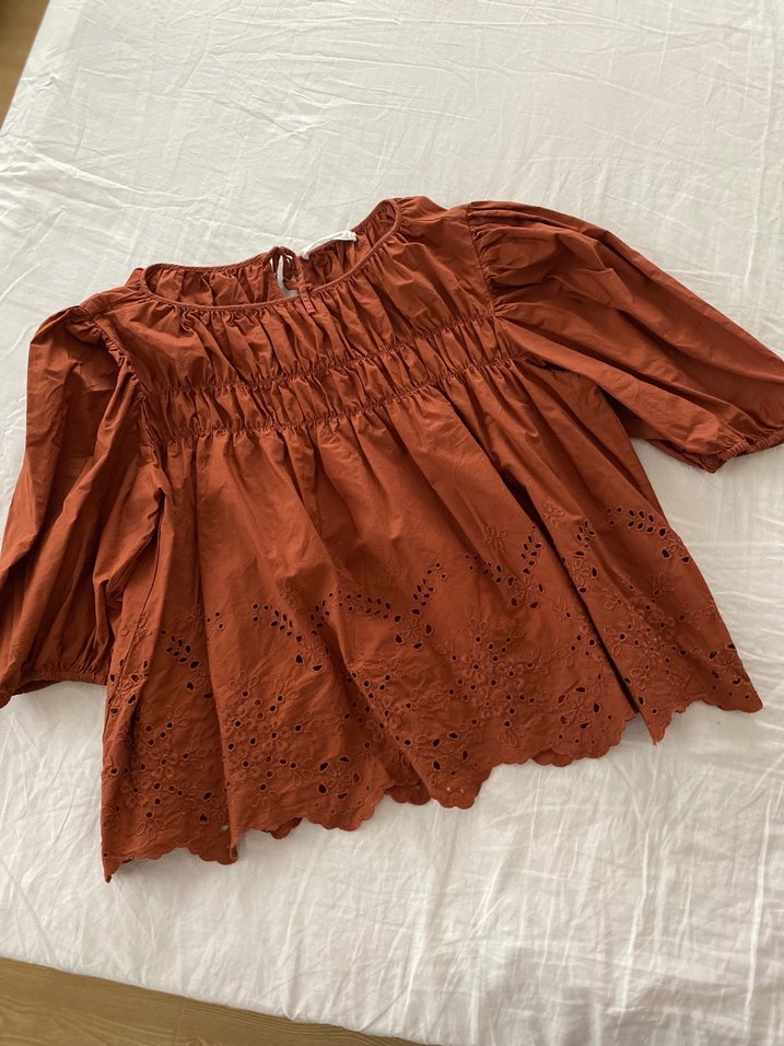 Mango Delikişi Bluz - Görsel 2