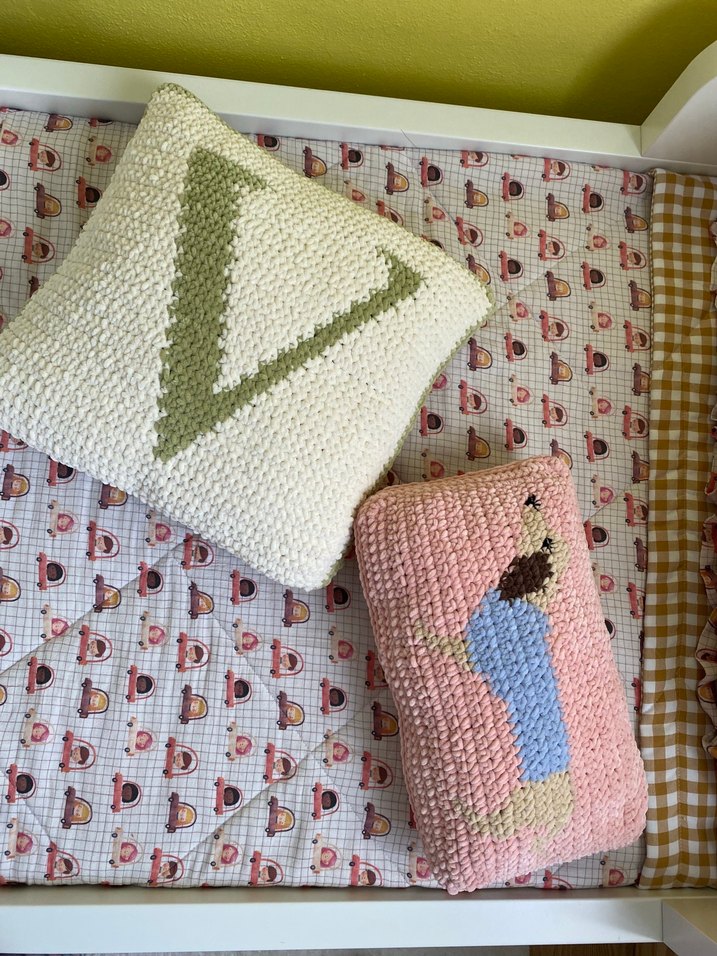 Sosis Dog Crochet Kırlent - Görsel 3