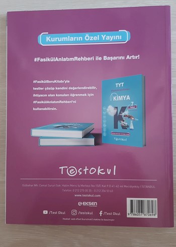 TYT Kimya Fasikül Soru Kitabı 7 Fasikül