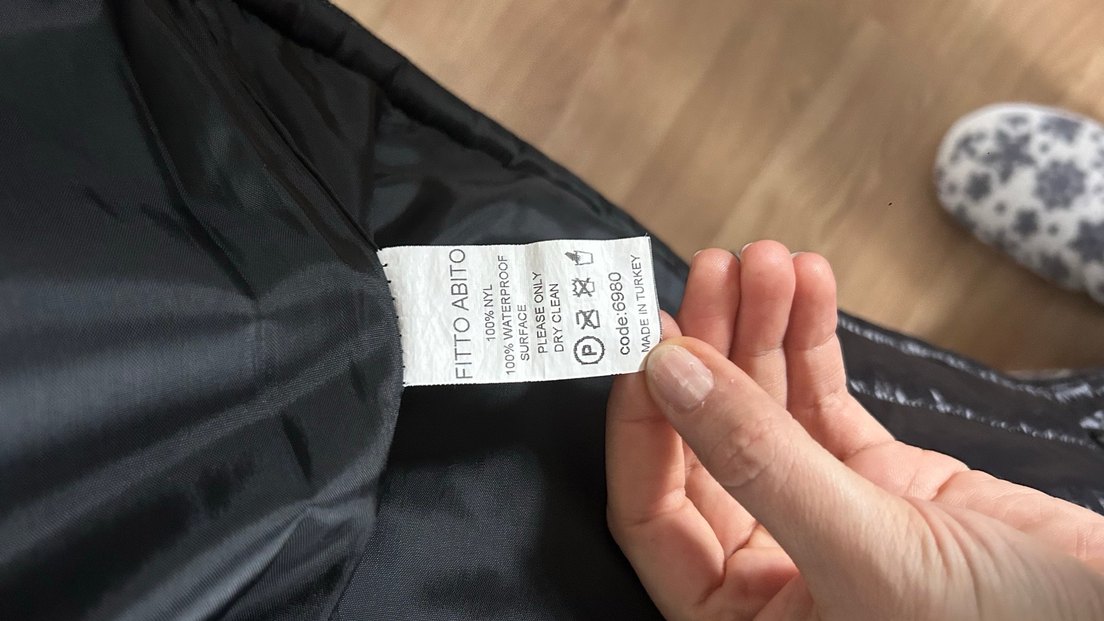 Fittoabito Siyah Deri Fermuarlı Kadın Mont - Görsel 4