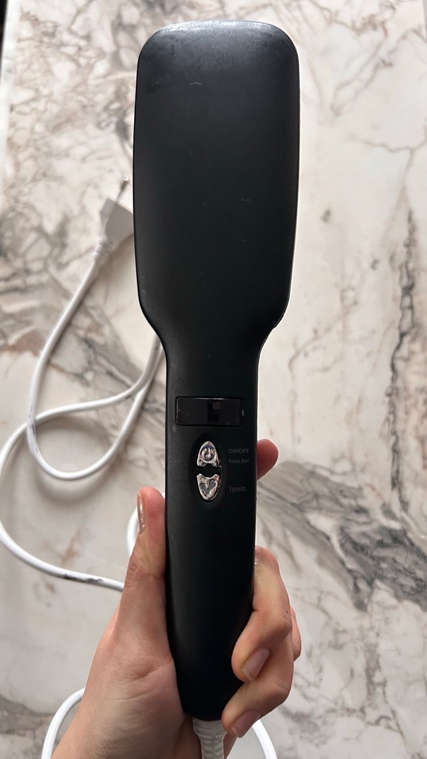 Siyah Saç Düzleştirici Fırça - Görsel 2