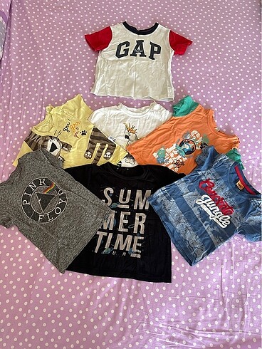 7 adet tshirt