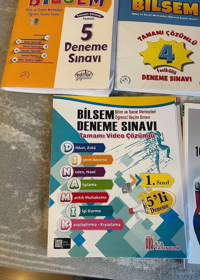 Bilsem 1.Sınıf 8 adet Konu Anlatımlı & Soru Bankası & Deneme Sın - Görsel 2