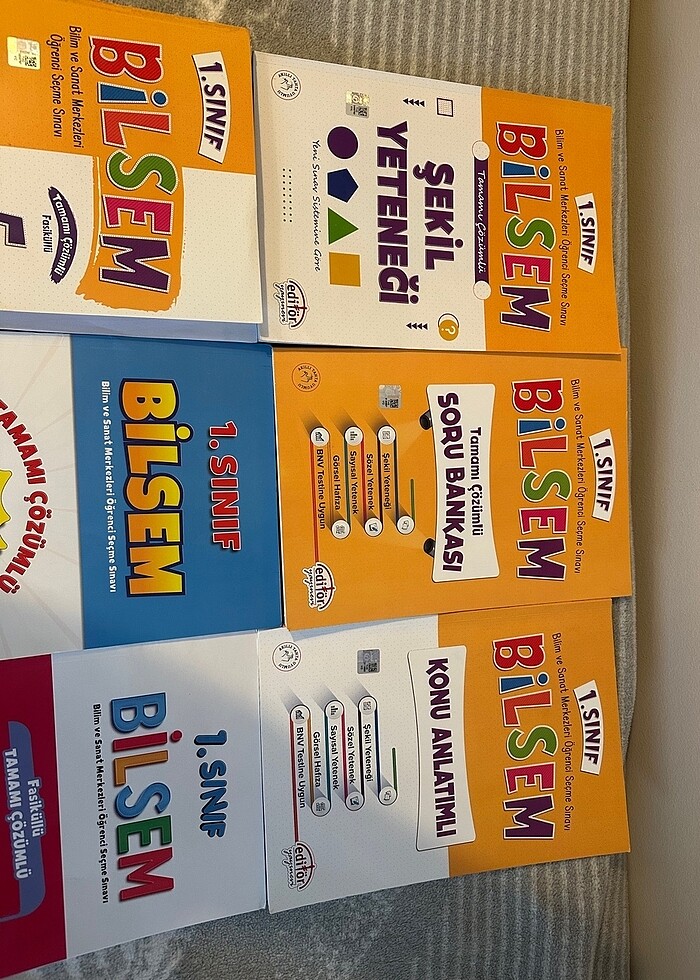 Bilsem 1.Sınıf 8 adet Konu Anlatımlı & Soru Bankası & Deneme Sın - Görsel 5