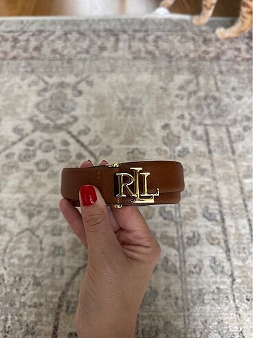 Ralph Lauren Kahverengi kemer- taba