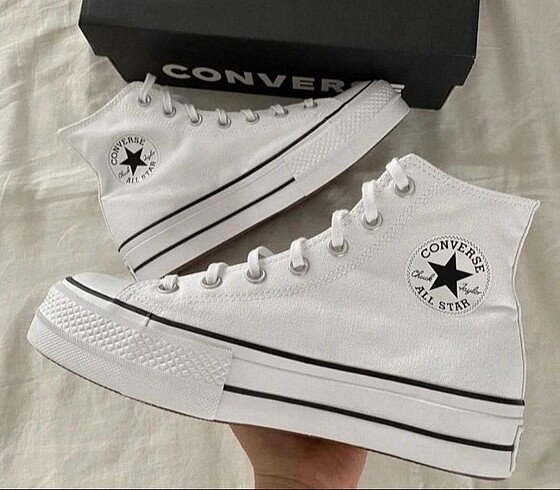 Converse beyaz platform 39 noya özel kampanya