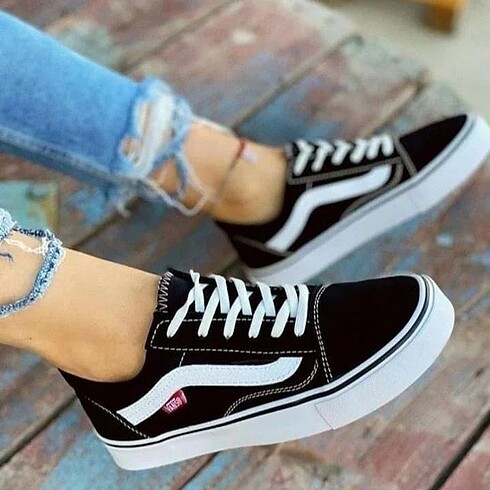 Kampanya vans old skool tam kalıp