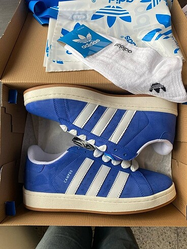 Adidas campus hakiki deri süet