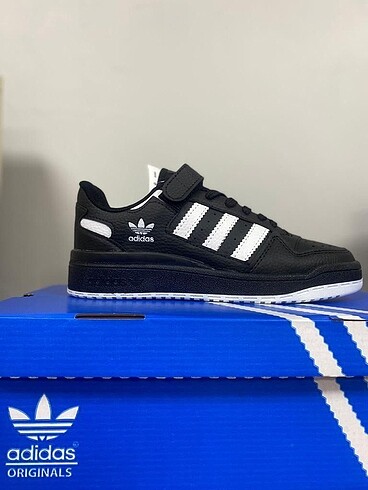 Adidas forum low siyah mağaza ürünü-rüzgar