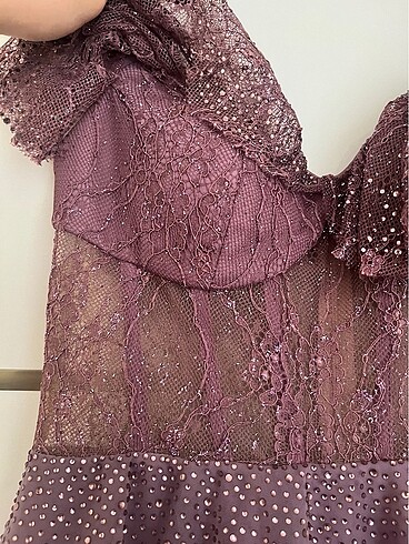 Tertemiz Tütü Lila Abiye - Görsel 5