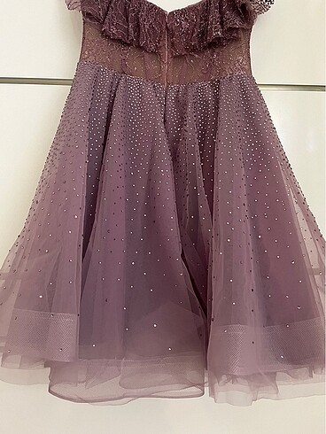 Tertemiz Tütü Lila Abiye - Görsel 9