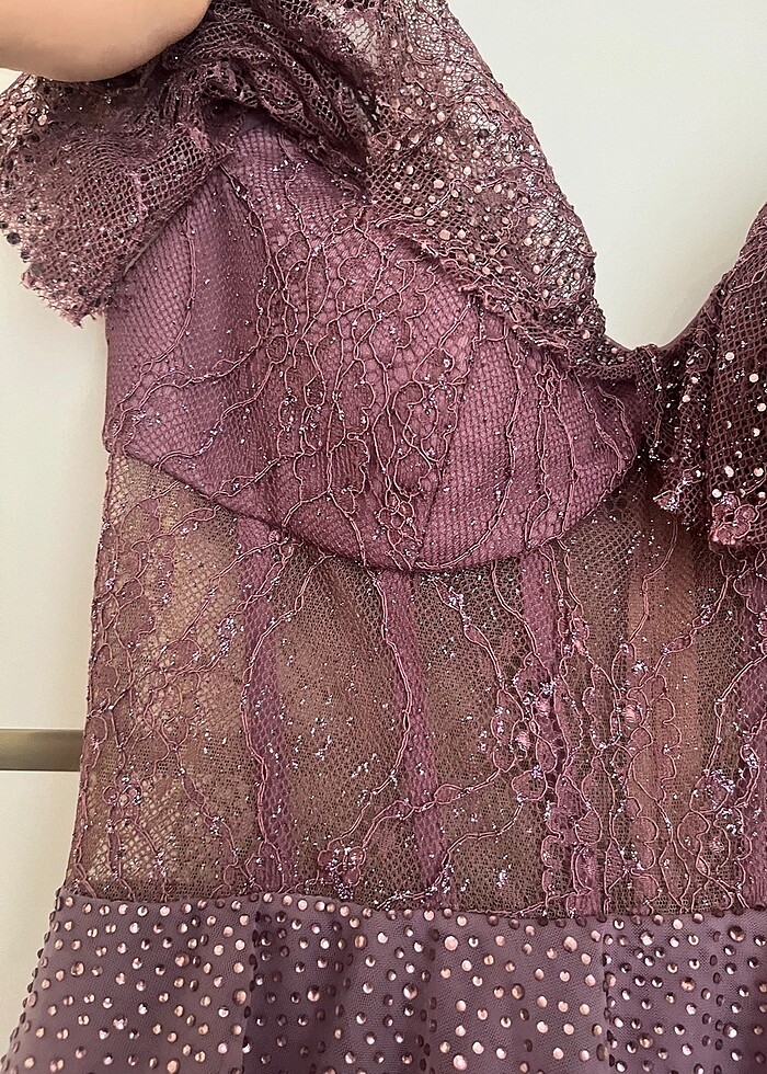 Tertemiz Tütü Lila Abiye - Görsel 5