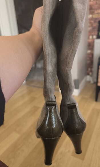 37 Beden haki Renk Nine West çizme