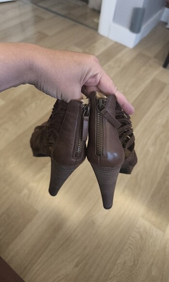 36,5 Beden kahverengi Renk Nine West kahverengi ayakkabı