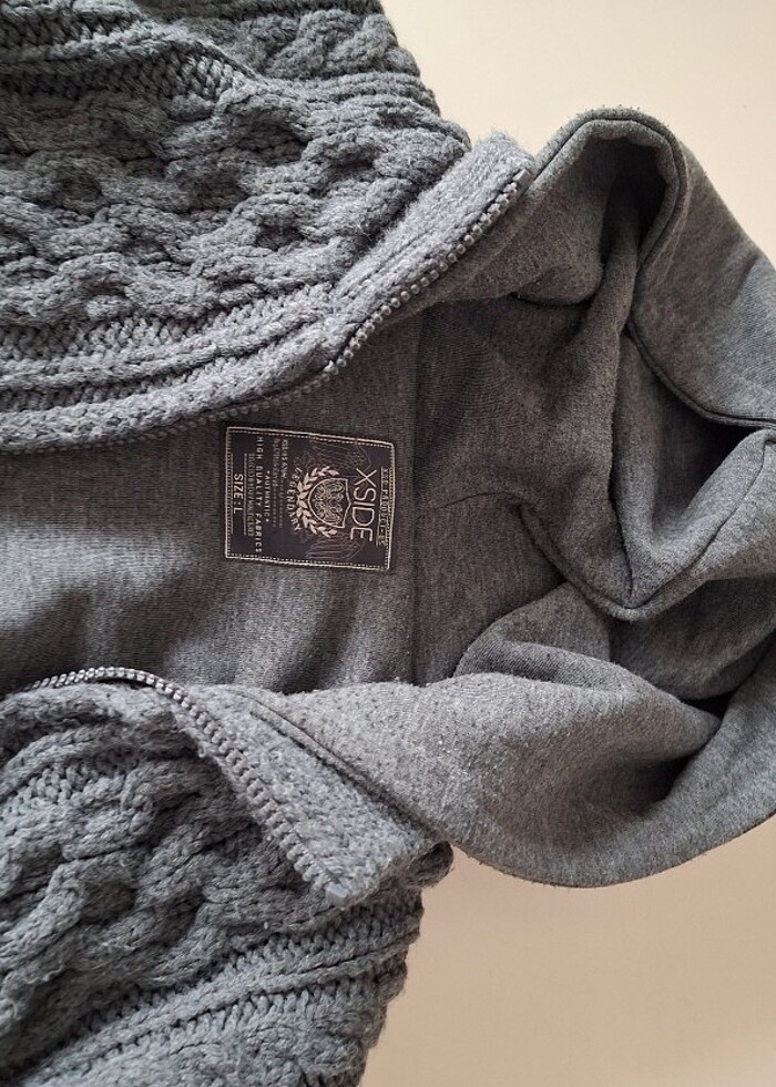 Xside kapusonlu fermuarli hirka - Görsel 4