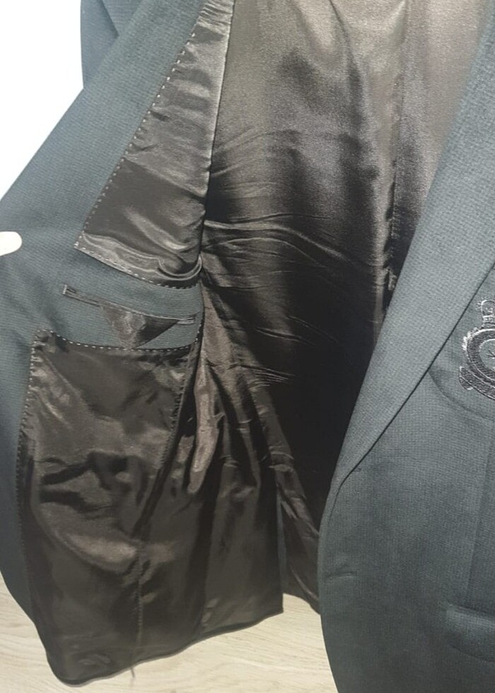 Az kullanilmis slim kesim bruno ferri blazer ceket - Görsel 4