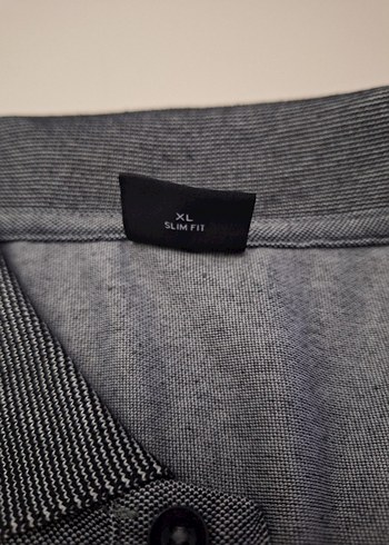 Düğmeli Gri Erkek Polo Tişört - Görsel 3