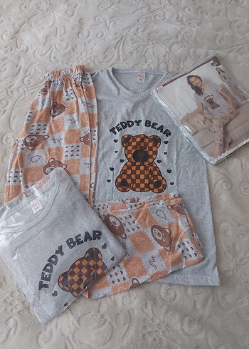 diğer Beden kısa kol pijama takımi