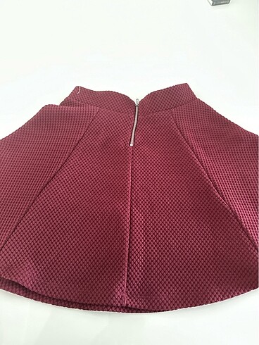 xs Beden bordo Renk Mini etek